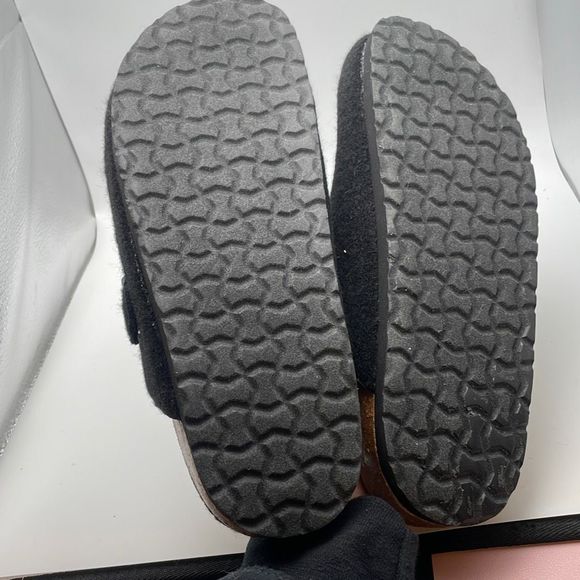 CUSHIONAIRE Women's Cork Footbed Clog SIZE 10 BLACK - Picture 5 of 7